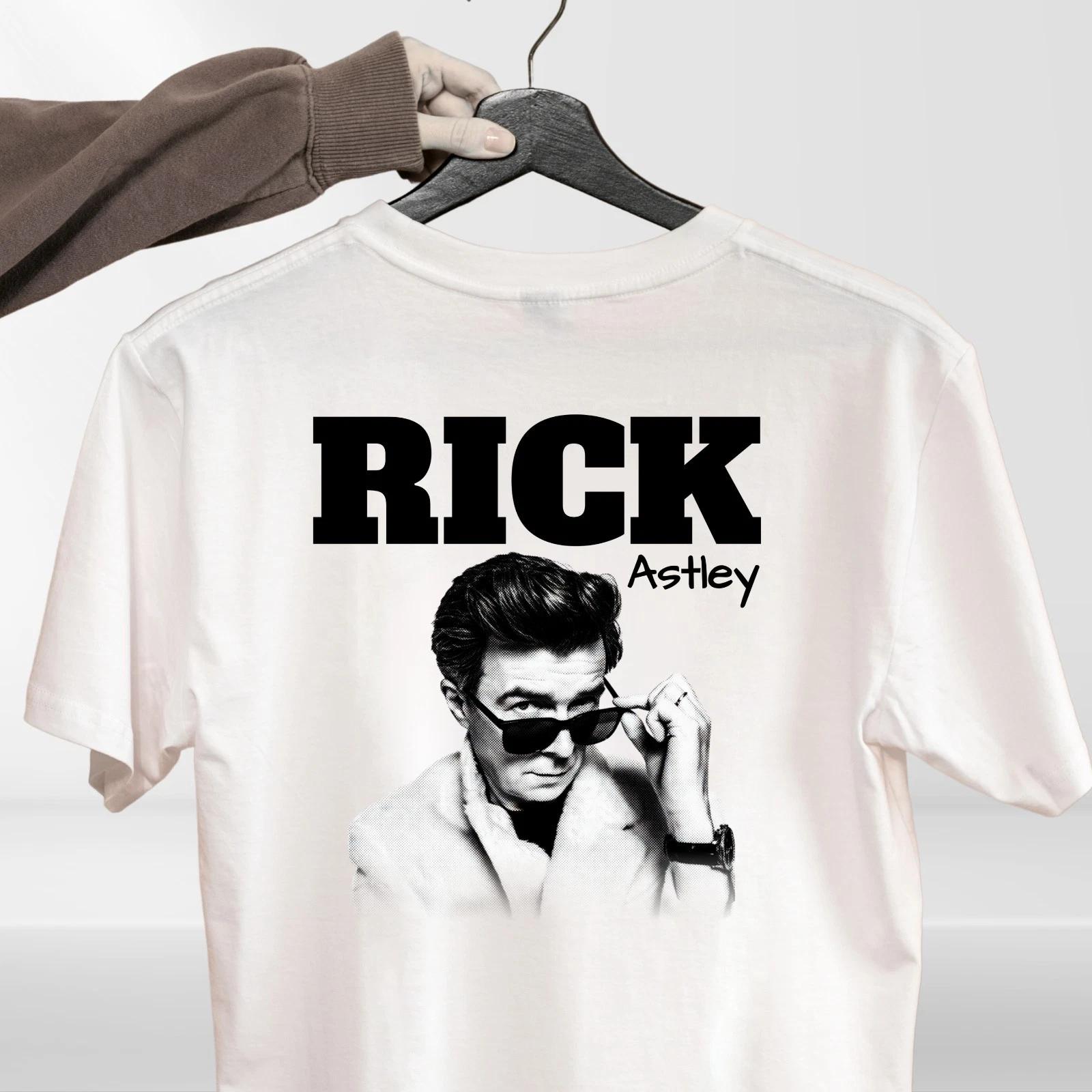 Rick Astley Homage T-Shirt Funny UK Music Icon Legend 90 s 80 s Retro Tee XS