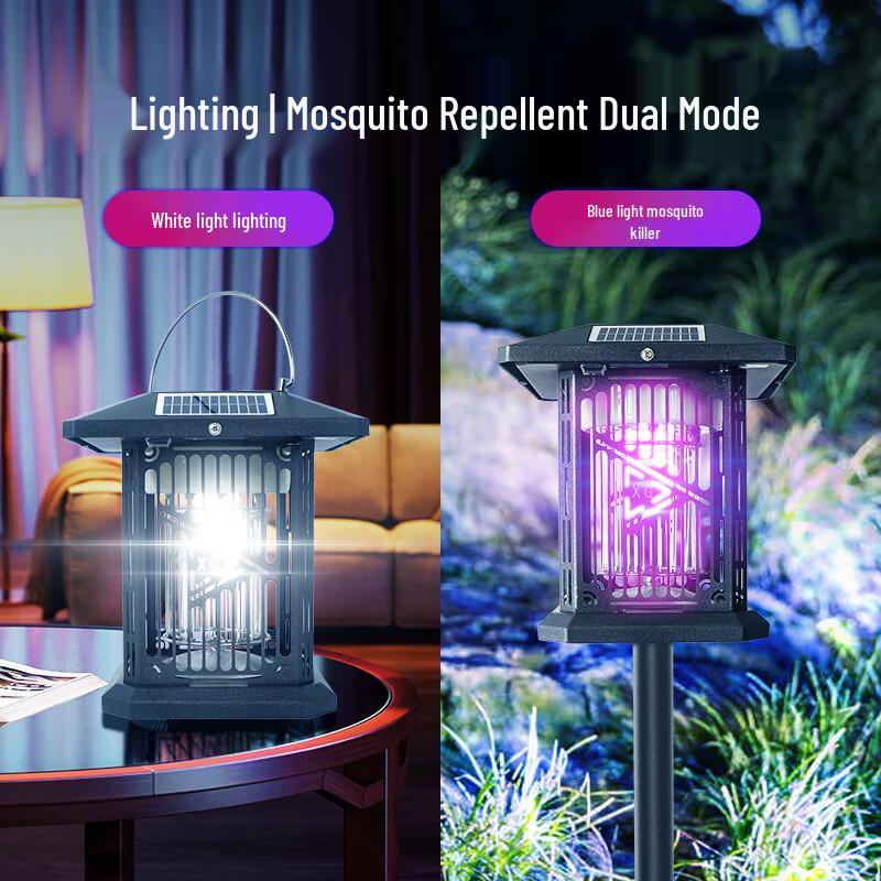YouSijia Solar Outdoor Mosquito & Fly Killer Lamp