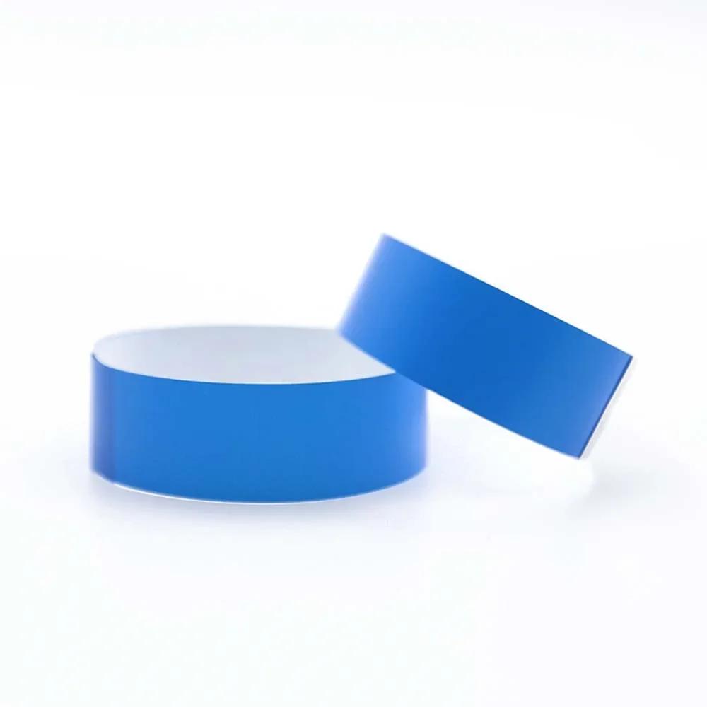 100pcs  Waterproof Paper Wristbands Bracelet Solid Color Disposable Count Identification Mark Tamper-Proof for Events Party