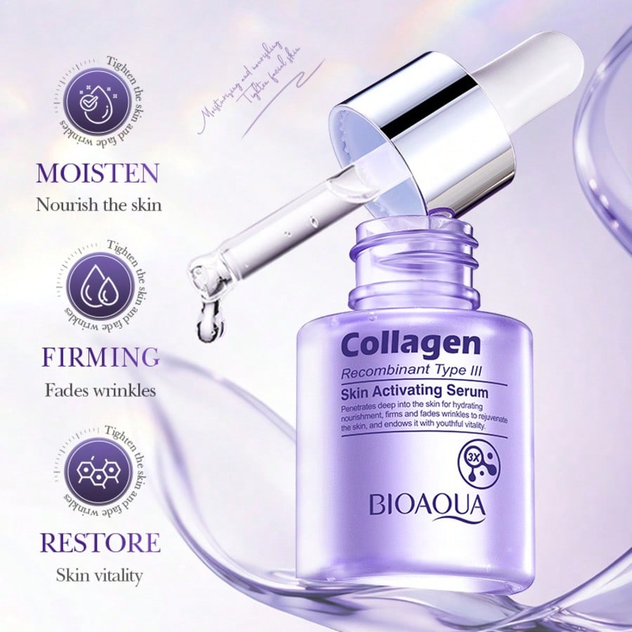 Recombinant Type III Collagen Serum Anti-Aging Skin Revitalization Deep Hydration Essence
