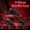 Sex Toys Male Chastity Cage with 4 Sizes Rings And Invisible Lock for Penis Bondage Cock Cage Chastity with Elastic Belt SM Toy