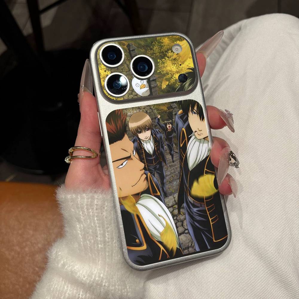 Funny Anime GINTAMA Protective Back Wrap Skin Decal Sticker For IPhone 17 Pro 17 Pro Max
