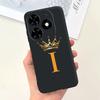 For Infinix Hot 40 Case Infinix Hot 40i Cute Crown Letters Back Cover Phone Case For Infinix Hot 40 Pro Hot40 Hot40i Soft Fundas
