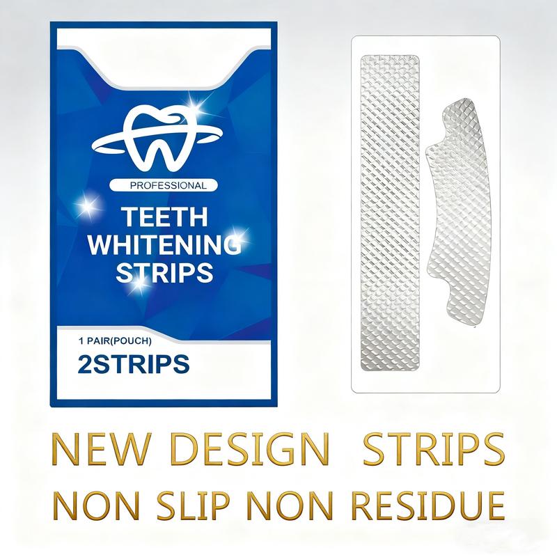 QimGo Professional Teeth Whitening Strips - Pack of 42 Strip - Safe for Enamel - Non Sensitive Teeth Whitening - Whitening Without Any Harm