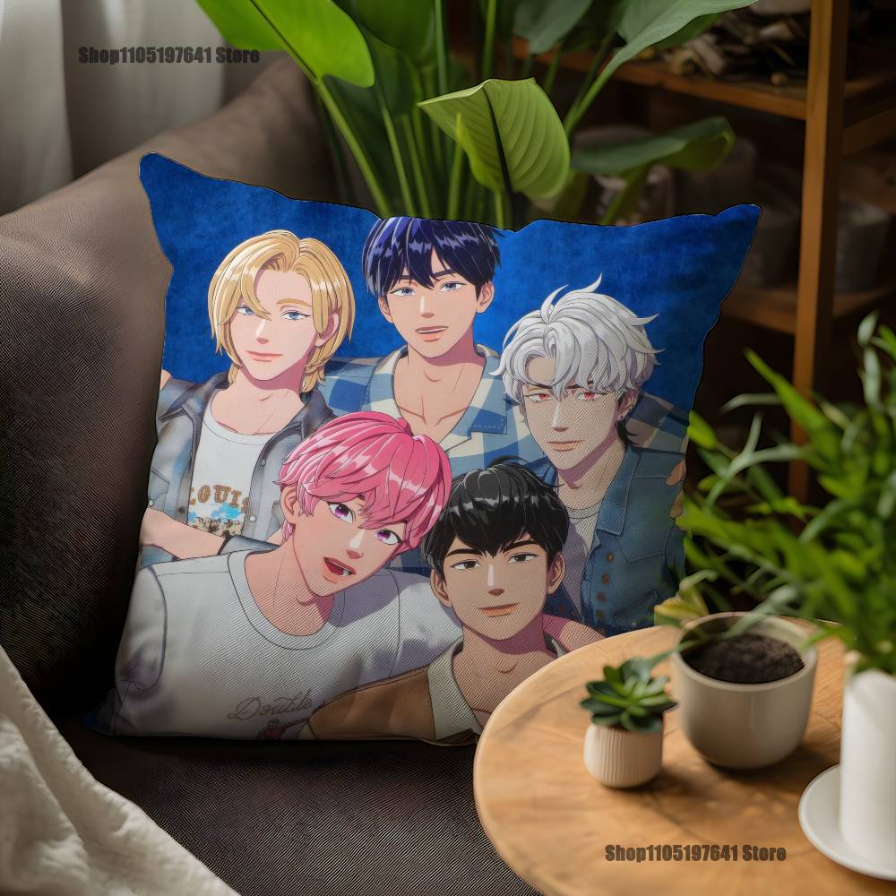 Plave Y-Yejun Noah B-Bamby-Es Pillow Case For Sofa Decor Car Office Room Printing Cushion Cover Decorations And Protector
