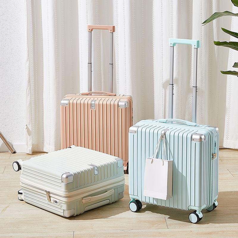 New Women's 18-20 Inch Carry-On Suitcase with Combination Lock