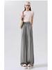 Ice Silk Women's High Waist Wide Leg Summer Pants - Slimming, Drapey, Casual, Cool, Sun-Protective.