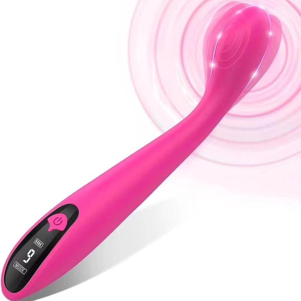 AV Digital Display Multi-Frequency Vibrator Stick & Anal Plug for Men and Women
