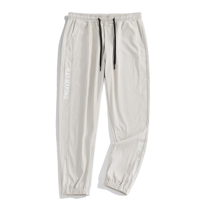 Men's summer new loose trend large size plus fat pants versatile casual sports men's leggings and trousers