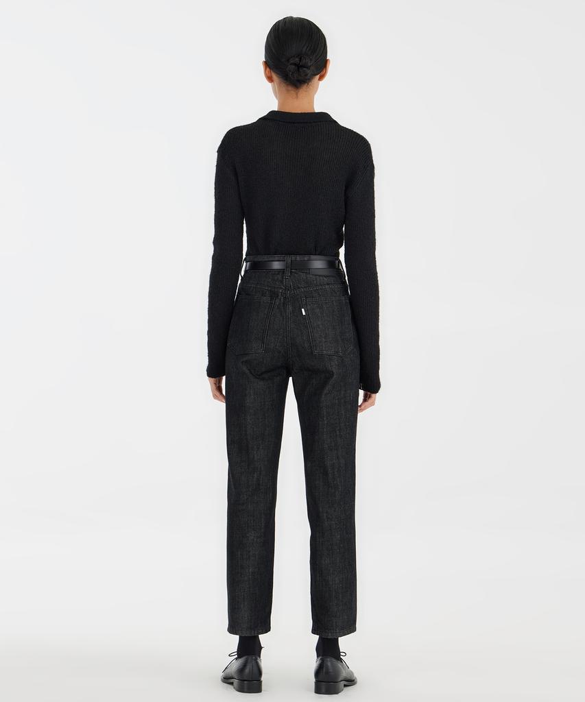 YOUTH Asymmetric Knit Shirt - Black