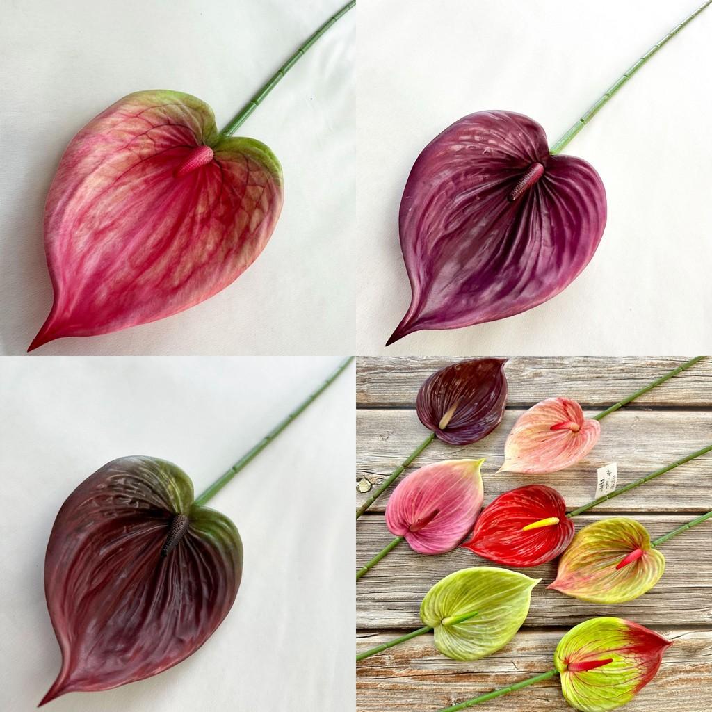 Simulated Anthurium Plants Wedding Hotel Restaurant Decoration Desktop Ornament
