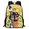 NARUTO Anime Kids Backpack Adjustable Shoulder Strap Front Pocket Lightweight Durable School Backpack For Boys Girls Age 6-10