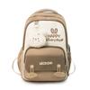 Schoolbag contrasting color small fresh backpack boys and girls large capacity load reduction ridge backpack primary school bag shoulder bag book bag