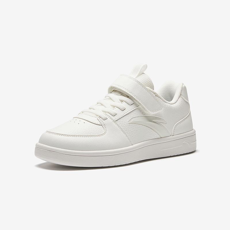 Anta Kids Trendy Color Block Simple Comfortable Versatile Sports Casual Anti-Kick Lightweight Shock Absorption Low-Top Kids Skate Shoes A12538077