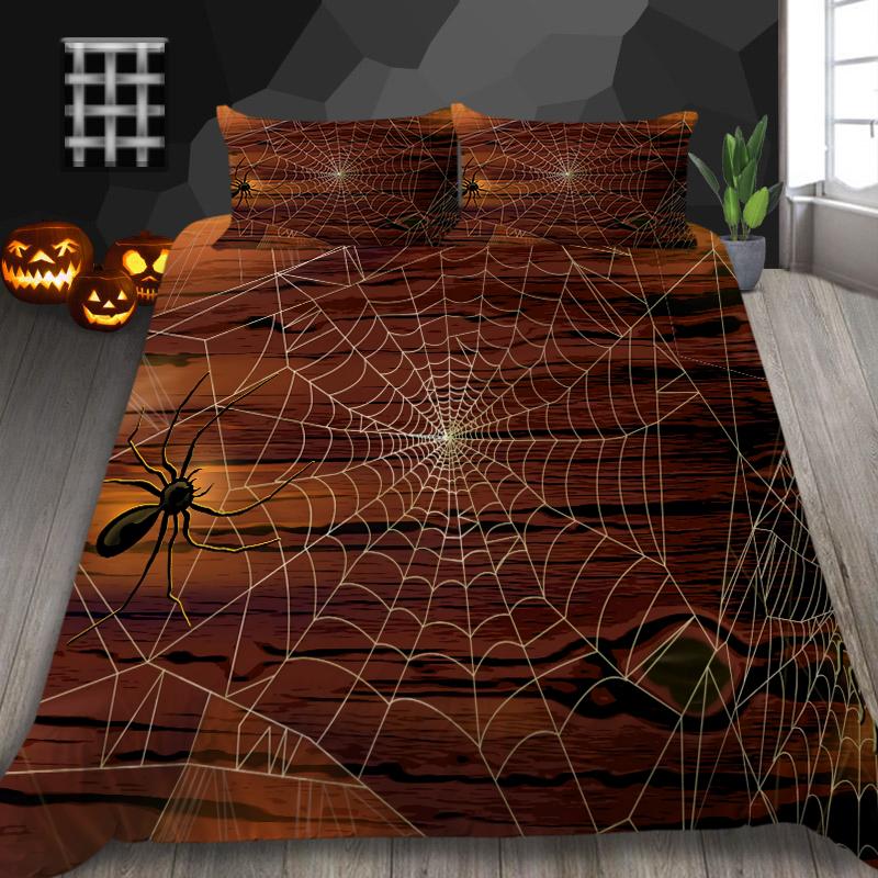 Halloween Duvet Cover Unique Design King Size Bedding 3D Printing Home Textiles Boy Girl Soft Bedding Cover Set