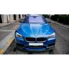 For BMW F10 M5 2012-2016 Carbon Look Glossy Black Front Bumper Lip Spoiler Splitter Lower Air Vent Corner Side Splitter Cover