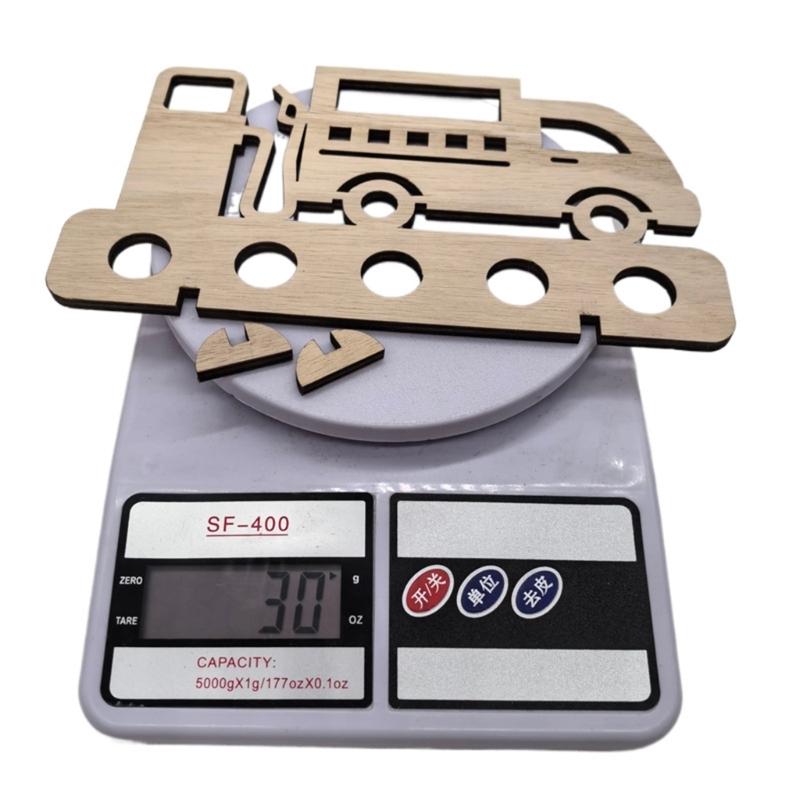 Car Shape Money Holder Handcrafteds Wood Money Gift Ornament for Birthday