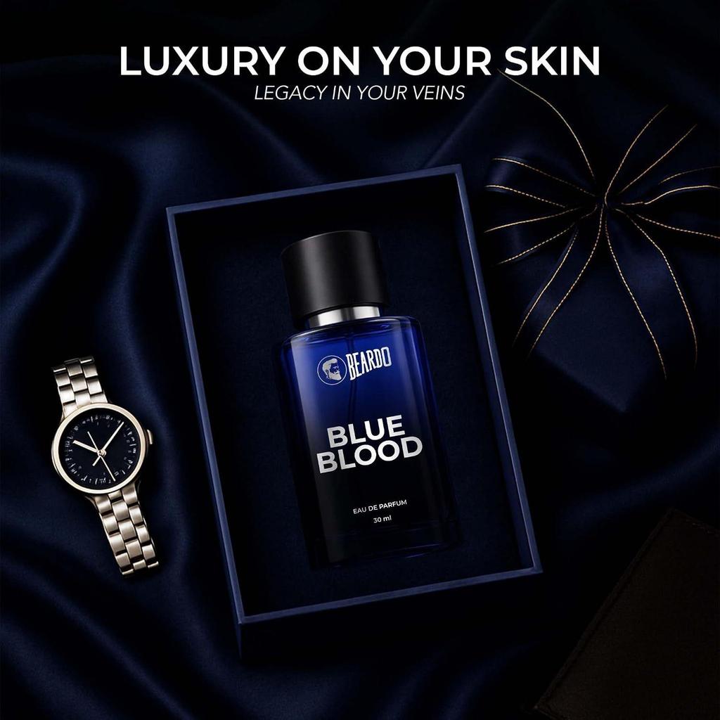 BEARDO Blue Blood Premium Perfume for Men 30 ml | Eau De Parfum