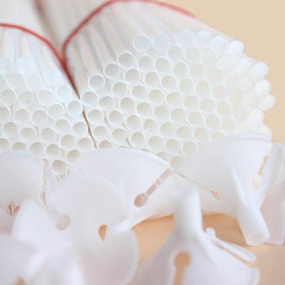 20 sets/partij 40cm latex ballonstokjes witte pvc-staven ballonnenhouderstokjes met beker feestbenodigdheden