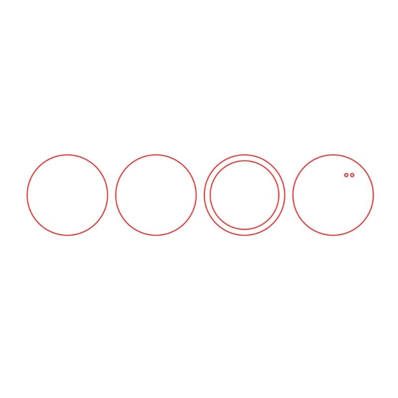 4 Pieces Acrylic Quicksand Plates Quicksand Empty Plates DIY Shake Empty Plate Acrylic Material for DIY Quicksand Crafts