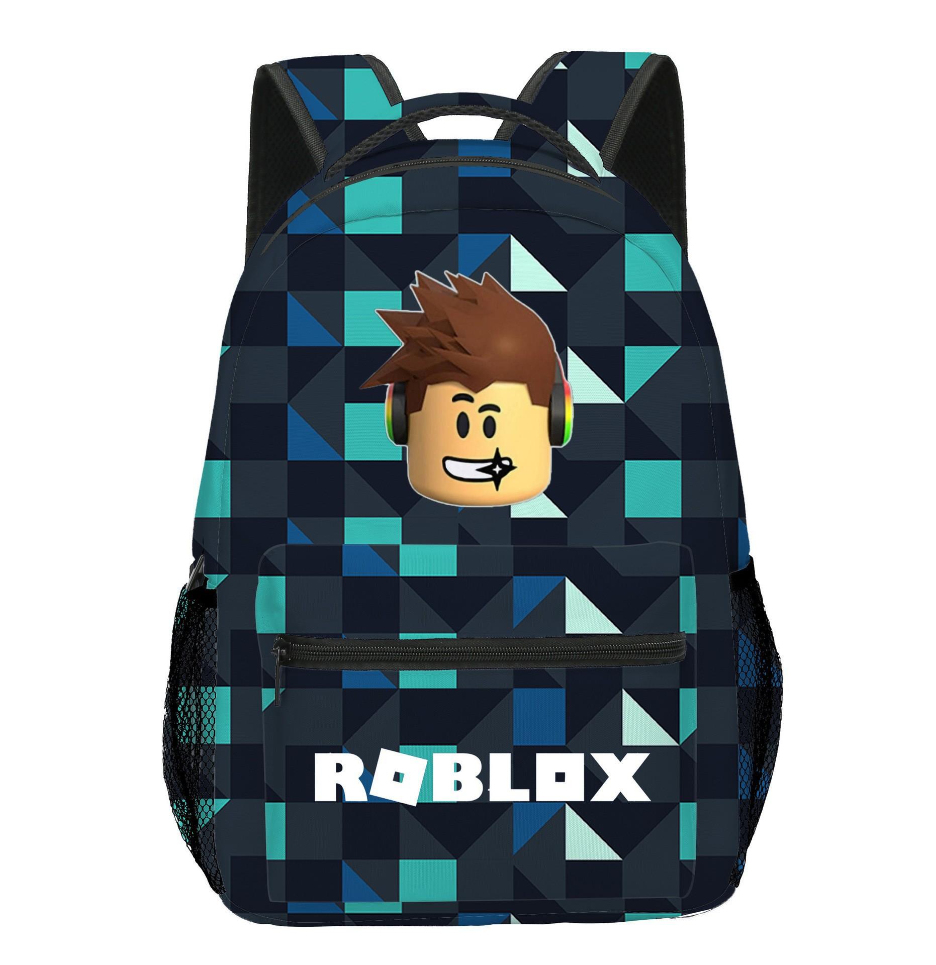 Primary and Secondary School Student Backpack, Children s Backpack, Cartoon Backpack, Fully Printed 17 Inch Bag чёрный