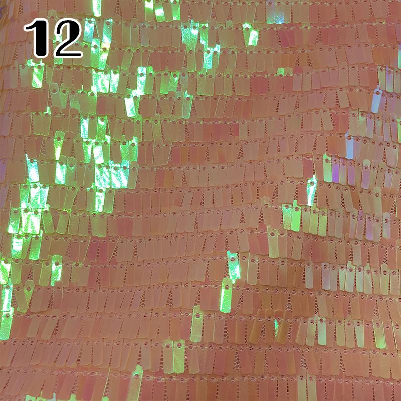 100x130cm Glitter Sparkly Fabric Iridescent Sequin Embroidery Mesh Fabric Stage Costume Party Evening Dress Decor Diy Material