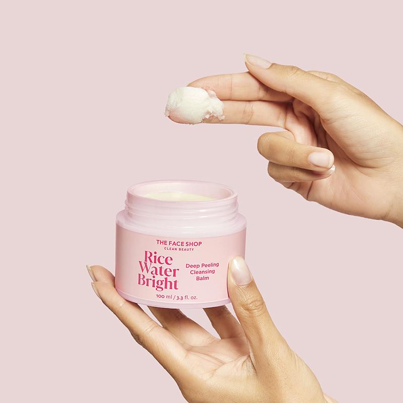The Face Shop Rice Water Bright Głęboko Peelingujący Balsam Oczyszczający 100ml