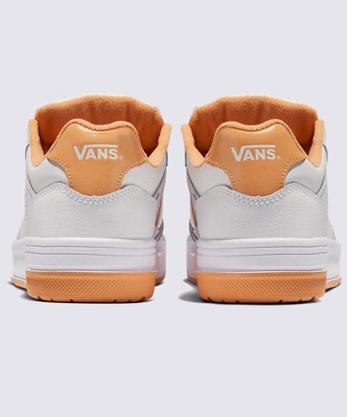 Vans Upland Leather White Orange VN000D1HZ341 [Shipped from Korea] 100% Authentic