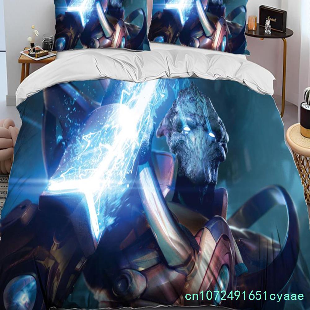 3D HD StarCraft Game Gamer PC Comforter Bedding Set,Duvet Cover Bed Set Quilt Cover Pillowcase,king Queen Size Bedding Set