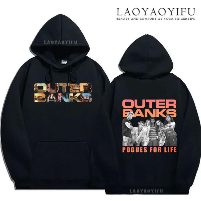 Outer Banks Paradise On Earth Unisex Hoodie Autumn and Winter Pullover Pogue Life Fit Sweatshirt Hoodies Women Hoodies Men Tops