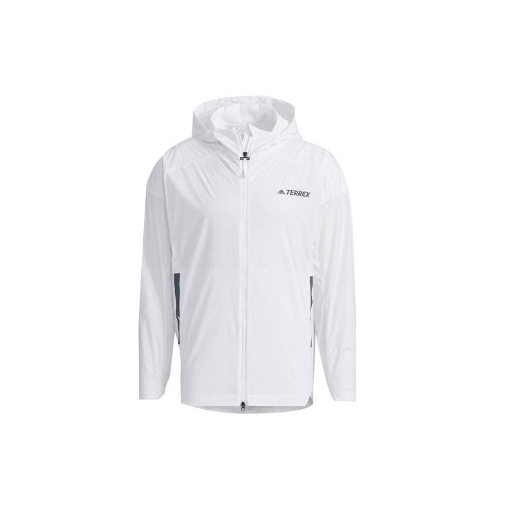 adidas Myshelter Windb Outdoor Sports Hooded Jacket White Men s GN7619 M