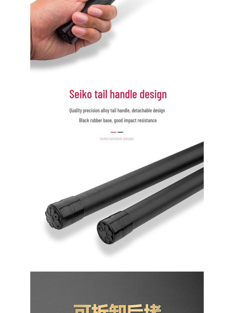 Manulife 3M Carbon Sky Canopy Portable Telescopic Fishing Net Pole