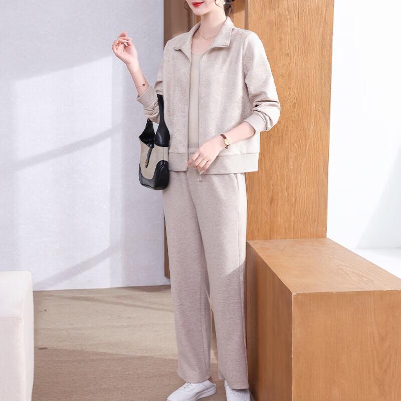 XUEXI Women s 2026 Spring Elegant Coat & Sportswear Set 4XL