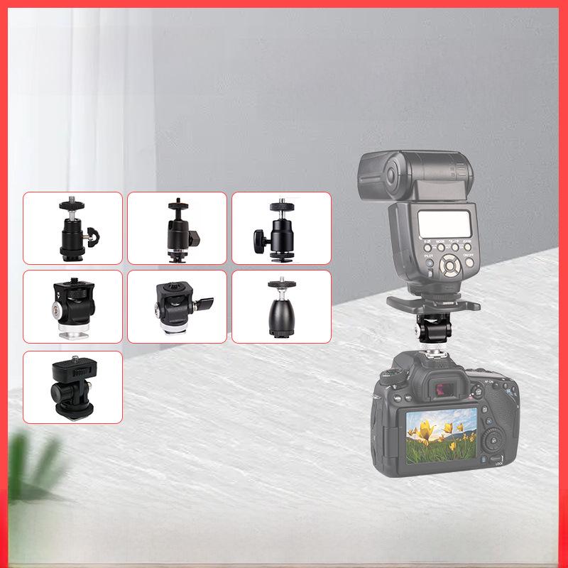 

Universal Camera Gimbal Bracket with Fill Light and Hot Shoe
