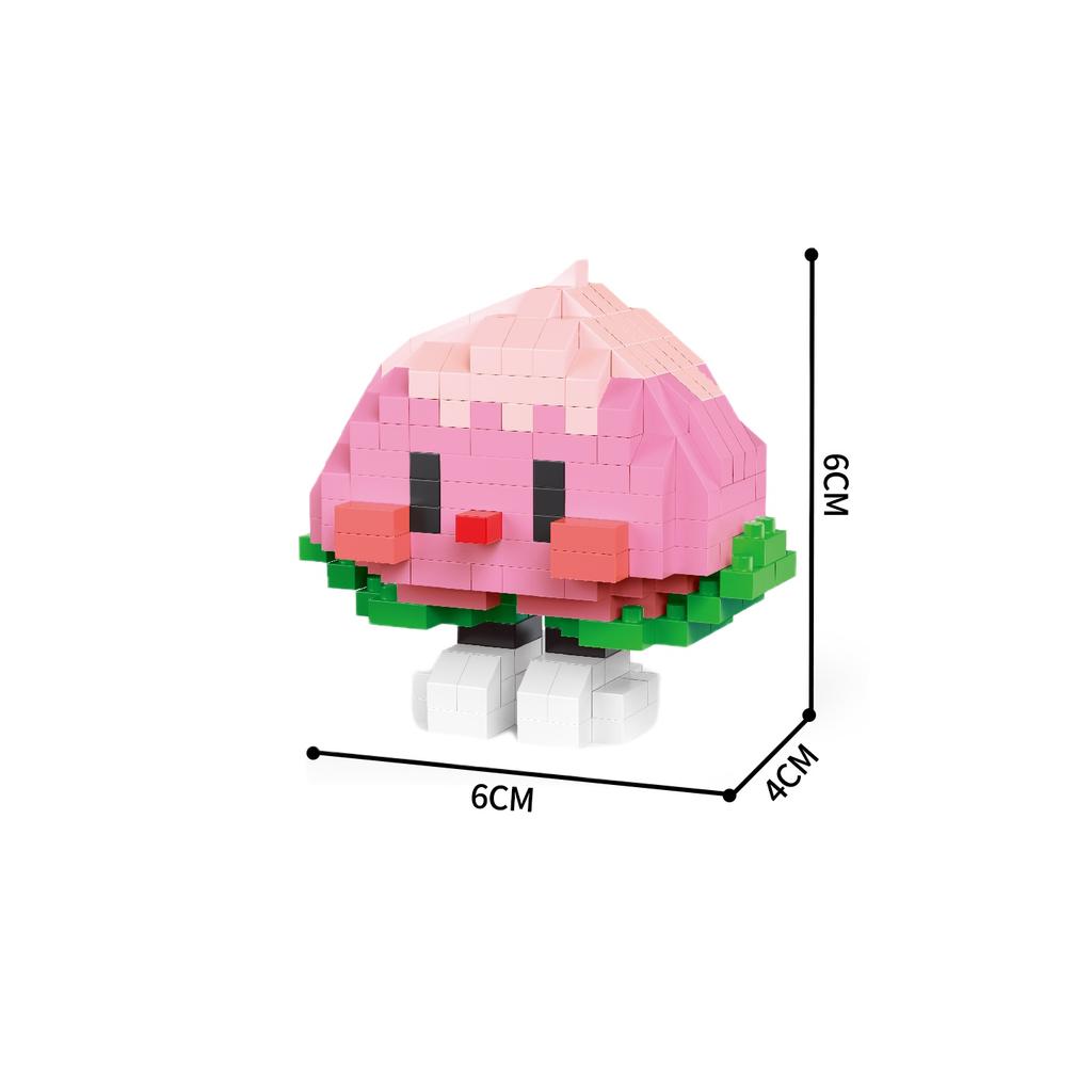KNWE BUILT Giocattoli con Blocchi da Costruzione Micro Mini Modelli di Frutta a Cartoni Animati - Perfetti per i Bambini per Esplorare la Frutta Giocattolo Puzzle Regalo di Festa per Bambini
