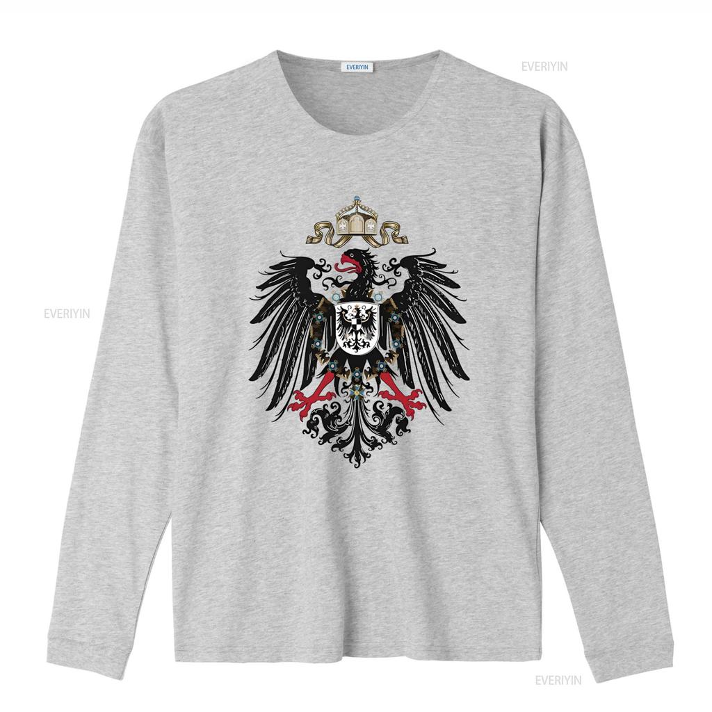 Preußischer Adler T-Shirt Deutschland Souveränitätszeichen Druck Einzigartiges Design für Männer und Frauen vintage Gewaschen Vielseitig Stilvoll Lässig