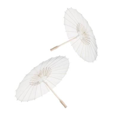Sombrilla Blanca Clásica Para Novia Disfraz de Dama de los Años 20 y Decoraciones de Boda Elegante Sombrilla Para Regalo de Boda de la Novia
