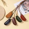 New First-layer Vegetable Tanned Cowhide Neck Red Envelope Mini Coin Storage Bag Women's Change Bag Key Bag