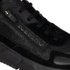 Zapatillas Iceberg de cuero italiano nuevas totalmente negras - Talla: 44