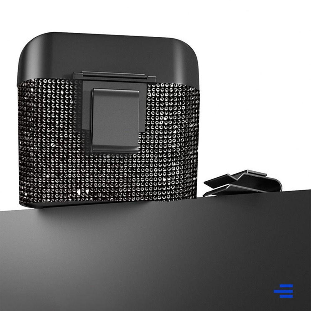 Bling Rhinestones Auto Unbrella Storage Box Removable Vehicle Hanging Dust Case Seat Back