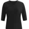 Shop   Women V Neck Basic Inner Cable KniT Cashmere ShorT sleeVe T shirT Purple 