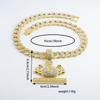 Dollar $Symbol Muscle Money Bag Pendant Money Power Hip Hop Necklace Men'S Accessories