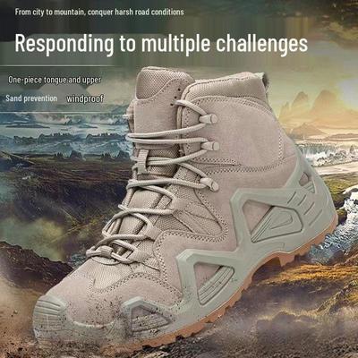 2025 Russia Durable Tactical Boots for All Seasons – Men's Non-Slip High/Mid-Top Combat and Mountaineering Footwear