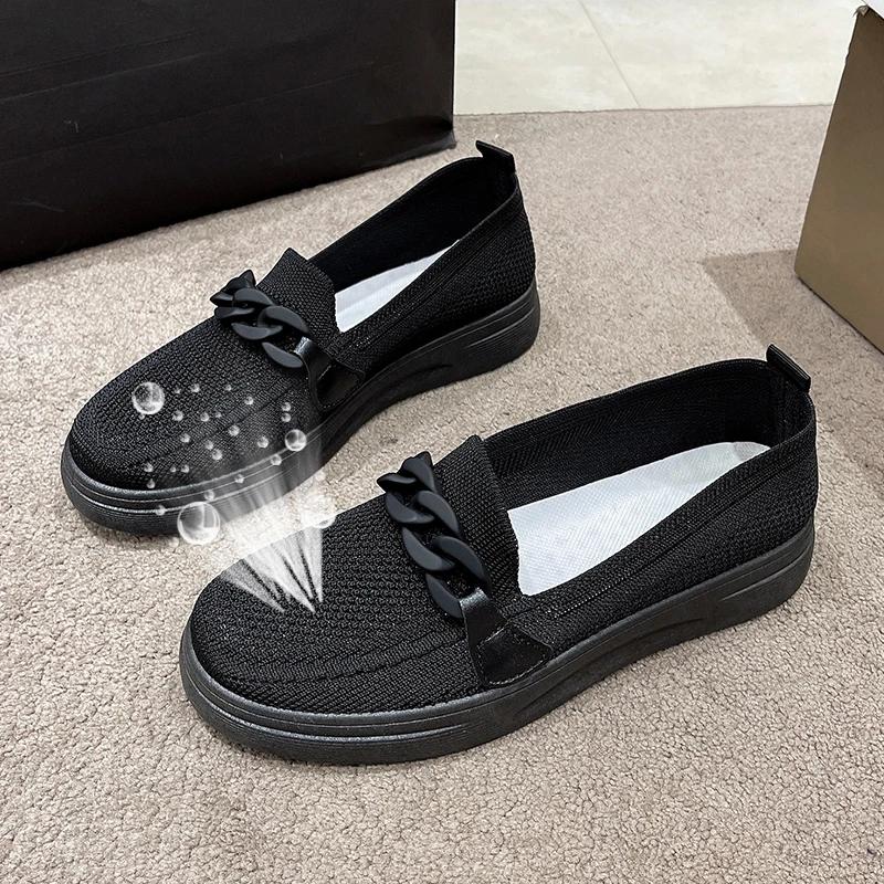 Casual Sneakers Women Comfortable Spring Autumn Women Shoes Female Loafers Slip On Woman Flats Shoes 2024