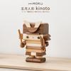prefer MOKU Satsuki Doll Compact Wooden Armor Helmet Decoration kinoto