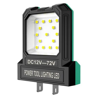 12V-72V LED Mini Pocket Work Light with 2 Modes Lighting No Battery Super Bright Spotlight for Garage Car Repair Camping Fishing