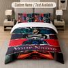 The Weeknd 3Pcs Bedding Set, Personalized Custom Name Text, 1 Duvet Cover & 2 Pillowcases For Bedroom