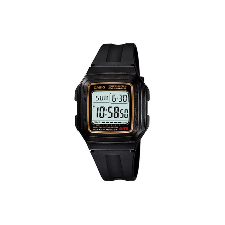CASIO Men Gray Watch F-201WA-9A F-201WA-9A Black Watch Case
