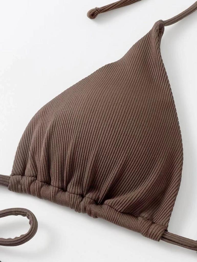 2025 European-American Sexy Three-Piece Bikini Women's Beach Swimwear