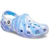Crocs Classic Clog EVA Marble Pattern Unisex Footwear White Oxygen-Blue 206867-1FK